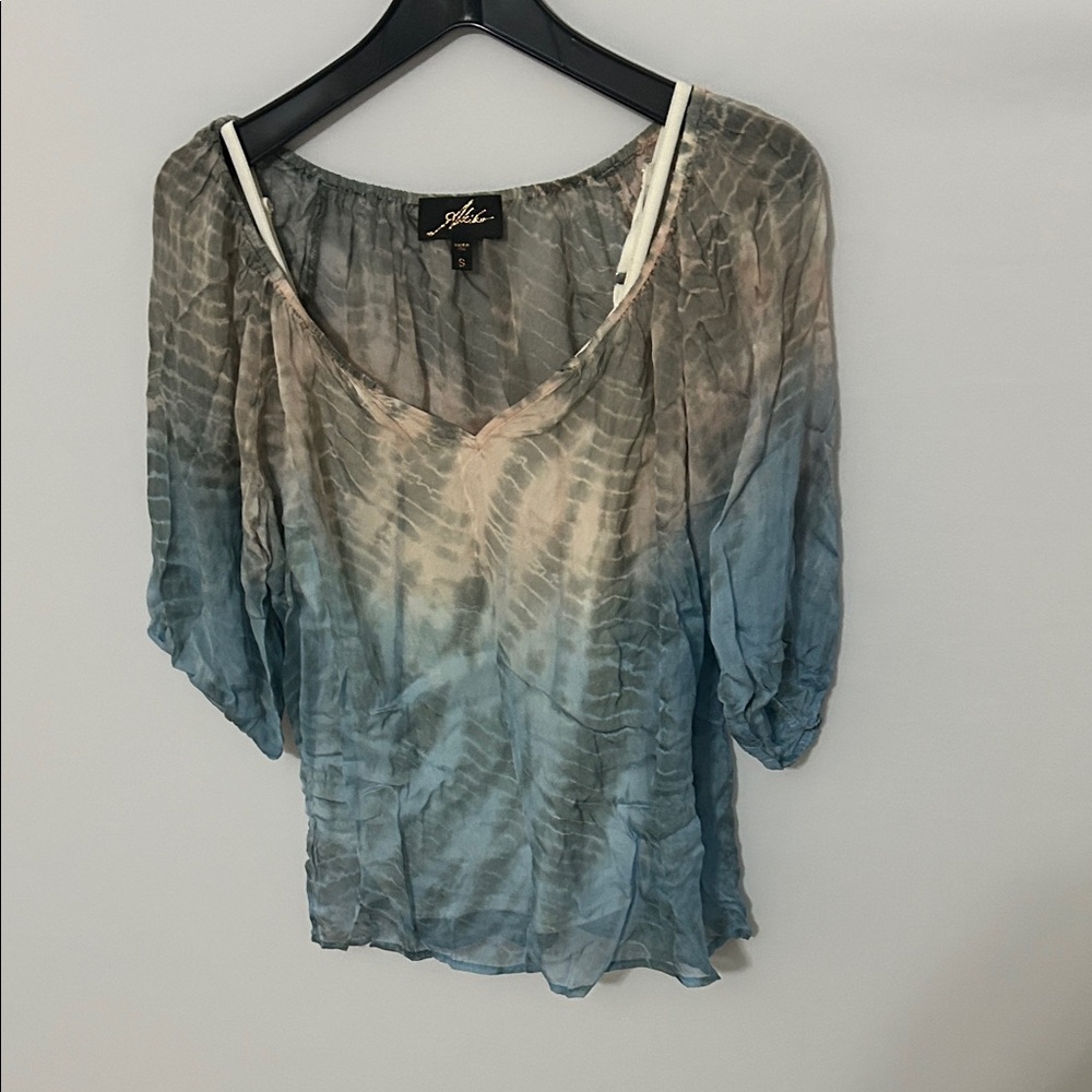 Akiko Multicolor Tie-Dye Blouse